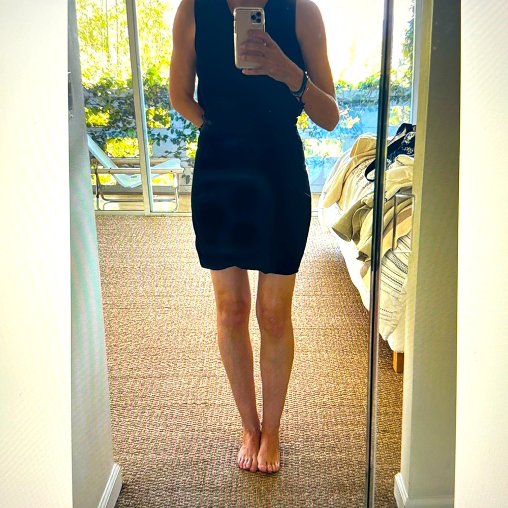 VANESSA BRUNO LITTLE BLACK MINI DRESS COCKTAIL PARTY
